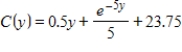 Suppose that the marginal propensity to consume is   (in billions of dollars)  and that consumption is $4.75 billion when disposable income is 0. Find the national consumption function C. If it's necessary, round your calculations to two decimal places. A)    B)    C)    D)    E)   