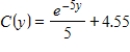 Suppose that the marginal propensity to consume is   (in billions of dollars)  and that consumption is $4.75 billion when disposable income is 0. Find the national consumption function C. If it's necessary, round your calculations to two decimal places. A)    B)    C)    D)    E)   