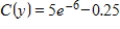 Suppose that the marginal propensity to consume is   (in billions of dollars)  and that consumption is $4.75 billion when disposable income is 0. Find the national consumption function C. If it's necessary, round your calculations to two decimal places. A)    B)    C)    D)    E)   