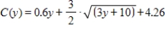 Suppose that the marginal propensity to save is   (in billions of dollars)  and that consumption is $9 billion when disposable income is 0. Find the national consumption function C. Round numbers in our answer to two decimal places when appropriate. If it's necessary, round your calculations to two decimal places. ​ A)    B)    C)    D)    E)   
