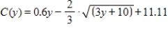Suppose that the marginal propensity to save is   (in billions of dollars)  and that consumption is $9 billion when disposable income is 0. Find the national consumption function C. Round numbers in our answer to two decimal places when appropriate. If it's necessary, round your calculations to two decimal places. ​ A)    B)    C)    D)    E)   