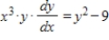 Find the general solution to the differential equation   . ​ A)    B)    C)    D)    E)   