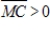 Suppose that the total cost (in dollars)  for a product is given by   , where x is the number of units produced. Total cost functions always increase because producing more items costs more. What then must be true of the marginal cost function   ? ​ A)    B)    C)    D)    E)   