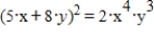 Find dy/dx for the following equation: ​   . ​ A)    B)    C)    D)    E)   