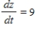 Assume that x, y, and z are differentiable functions of t. If   find   when   ,   ,   ,   and   . Round your answer to two decimal places. A)  14.25 B)  8.25 C)  -1.75 D)  10.75 E)  1.63