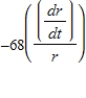 The resistance R of a blood vessel to the flow of blood is a function of the radius r of the blood vessel and is given by   , where k is a constant. For   find the percent rate of change of the resistance of a blood vessel in terms of the percent rate of change in the radius of the blood vessel. ​ A)    B)    C)    D)    E)   