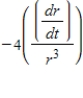 The resistance R of a blood vessel to the flow of blood is a function of the radius r of the blood vessel and is given by   , where k is a constant. For   find the percent rate of change of the resistance of a blood vessel in terms of the percent rate of change in the radius of the blood vessel. ​ A)    B)    C)    D)    E)   