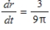 Suppose that air is being pumped into a spherical balloon at a rate of 12 in<sup>3</sup>/min.At what rate is the radius of the balloon increasing when the radius is 9 in? A)    B)    C)    D)    E)   