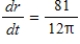 Suppose that air is being pumped into a spherical balloon at a rate of 12 in<sup>3</sup>/min.At what rate is the radius of the balloon increasing when the radius is 9 in? A)    B)    C)    D)    E)   