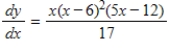 Both a function and its derivative are given. Use them to find intervals on which the function is decreasing.     A)    B)    C)    D)    or   E)   