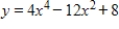 A function and its graph are given. Use the second derivative to locate all x-values of points of inflection on the graph of   . Check these results against the graph shown. ​   ​   ​ A)    B)    C)    D)    ,   E)    ,   ,  