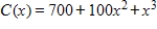 A product can be produced at a total cost   dollars, where x is the number produced. If the total revenue is given by   dollars, determine the level of production x that will maximize the profit. ​ A)  21 units B)  56 units C)  66 units D)  33 units E)  44 units