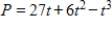 A time study showed that, on average, the productivity of a worker after t hours on the job can be modeled by   ,   , where   is the number of units produced per hour. After how many hours will productivity be maximized? Round your answer to two decimal places. ​​ A)  5.61 hours B)  8.00 hours C)  6.77 hours D)  2.34 hours E)  5.41 hours