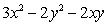 Evaluate the algebraic expression at the indicated values of the variables. at and       A)  9 B)  -9 C)  27 D)  3 E)  21