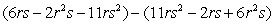Simplify by combining like terms.   A)    B)    C)    D)    E)   