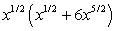 Perform the indicated operations with expressions involving fractional exponents and then simplify.   A)    B)    C)    D)    E)   