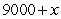 <strong>Suppose that you have $9000 to invest, and you invest x dollars at 10% and the remainder at 8%. Choose the expression that represents the amount invested at 8%.</strong> A)   B)   C)   D)   E)   <div style=padding-top: 35px> 