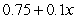 <strong>Suppose that a nurse needs 15 cc (cubic centimeters) of a 15.5% solution (that is, a solution that is 15.5% ingredient) of a certain medication, which must be obtained by mixing x cc of a 20% solution and y cc of a 5% solution. Express the total amount of the ingredient in the mixture in terms of x.</strong> A)   B)   C)   D)   E)   <div style=padding-top: 35px> 