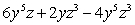 Factor by finding the common monomial factor.   A)    B)    C)    D)    E)   