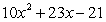 Factor the expression as a product of binomials.   A)    B)    C)    D)    E)   