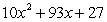 Factor the expression as a product of binomials.   A)    B)    C)    D)    E)   