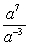 Use the rules of exponents to simplify the expression so that only positive exponents remain.   A)    B)    C)    D)    E)   
