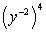 Use the rules of exponents to simplify the expression so that only positive exponents remain.   A)    B)    C)    D)    E)   