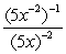 Compute and simplify so that only positive exponents remain.   A)    B)    C)    D)    E)   