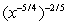 Use the properties of exponents to simplify the expression so that only positive exponents remain.   A)    B)    C)    D)    E)   