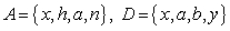 Indicate whether the following sets are equal.   A)    B)   