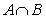 If the sets A and B are nonempty and disjoint, what does equal?   A)    B)    C)    D)    E)   