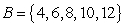 Find , the intersection of sets A and B.   and     A)    B)    C)    D)    E)   