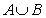 Find , the union of sets A and B.     A)    B)    C)    D)  is the set of natural numbers.   E)   