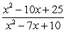 Simplify the fraction.   A)    B)    C)    D)    E)   