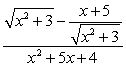 Simplify the complex fraction.   A)    B)    C)    D)    E)   