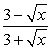 Rationalize the denominator of the fraction and simplify.   A)    B)    C)    D)    E)   