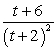 <strong>Suppose that a company's daily sales volume attributed to an advertising campaign is given by , where t is the number of days since the campaign started. Express the sales volume as a single fraction. </strong> A) B) C) D) E)