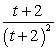 <strong>Suppose that a company's daily sales volume attributed to an advertising campaign is given by , where t is the number of days since the campaign started. Express the sales volume as a single fraction. </strong> A) B) C) D) E)