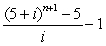 The formula for the future value of an annuity due involves the expression . Write this expression over a common denominator and factor the numerator to simplify.   A)    B)    C)    D)    E)   