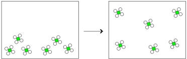 Select the alternative that represents a chemical change. A)    B)    C)    D)   