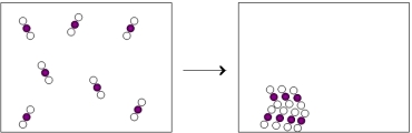 Select the alternative that represents a chemical change. A)    B)    C)    D)   