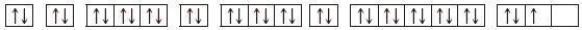 Choose the correct orbital diagram for arsenic. A)    B)    C)    D)   