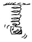 Use the following figure to answer the question:   -A weight suspended from a spring bobs up and down over a distance of 1 meter in two seconds.Its frequency is A) 0) 5 hertz. B) 1 hertz. C) 2 hertz. D) None of the above choices are correct.