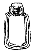 Use the following figure to answer the question:    -A Thermos bottle has double glass walls with silver coating on the glass surfaces that face one another.The silver coating reduces the energy that is transferred by A) conduction. B) convection. C) radiation. D) friction. E) none of these