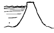 Use the following figure to answer the question:   -A dam is thicker at the bottom than at the top partly because A) water is denser at deeper levels. B) water pressure is greater with increasing depth. C) surface tension exists only on the surface of liquids. D) it looks better. E) none of these