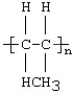 This formula in which n can be a very large number represents which of the following polymers?   A) polyethylene B) polyvinyl chloride C) polypropylene D) Teflon