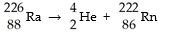 The following nuclear reaction is an example of   A) alpha decay. B) beta decay. C) gamma decay. D) an impossible reaction.