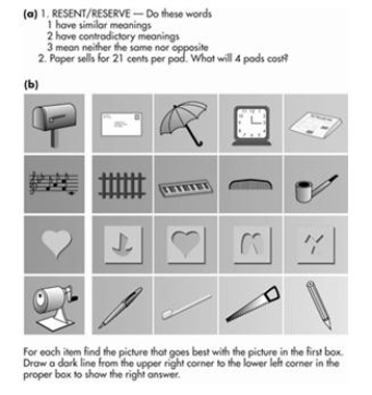 According to your textbook, Figure 2 shows sample items from two tests used in the personnel selection process. The setests are called:   A) integrity tests. B) sensory ability tests. C) personality tests. D) cognitive ability tests.