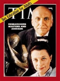 <strong>This picture is of William Masters and Virginia Johnson. They are most famous for: </strong> A)developing the gender schema theory of gender-role development. B)discovering that when the virus that caused AIDS becomes active it selectively attacks CD4 positive helper T cells in the immune system. C)proposing the social learning theory of gender-role development. D)being the first researchers to map the human sexual response cycle.