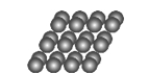 The following images represent the process termed freezing.   changes to  